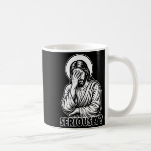 Jesus Facepalm lustig christlich religiös Meme Kaffeetasse