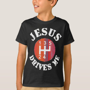 Jesus fährt mich der christliche T - Shirt der
