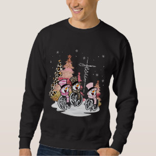 Jesus Faith Hope Liebe Snowman Funny Xmas für Chri Sweatshirt