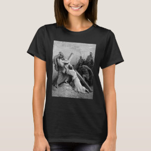 Jesus fällt unter die Kreuzgustave Dore Bibli T-Shirt