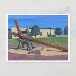 Jesus fällt zum zweiten Mal Postkarte