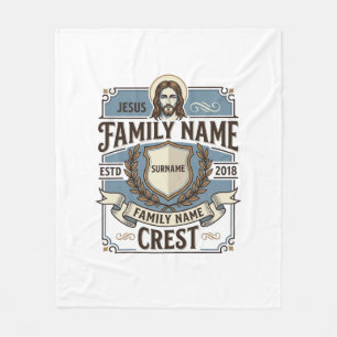 Jesus Familienname Wappen Jesus Familienname Wappe Fleecedecke