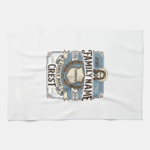 Jesus Familienname Wappen Jesus Familienname Wappe Geschirrtuch