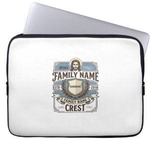 Jesus Familienname Wappen Jesus Familienname Wappe Laptopschutzhülle