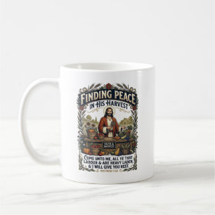 Jesus Farmers Market Handgefertigtes Lebensmittel  Kaffeetasse