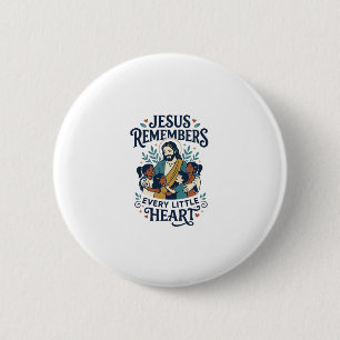 Jesus Fehlgeburt Trost Heilung T-Shirt Inspirat Button