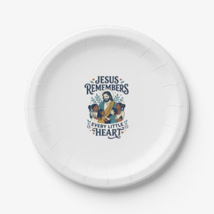 Jesus Fehlgeburt Trost Heilung T-Shirt Inspirat Pappteller