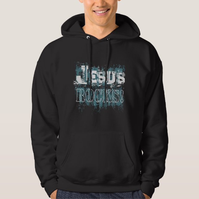 Jesus-Felsen! Hoodie (Vorderseite)