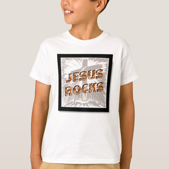 Jesus-Felsen T-Shirt (Vorderseite)