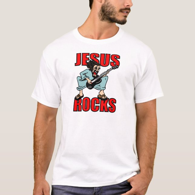 JESUS-FELSEN T-Shirt (Vorderseite)