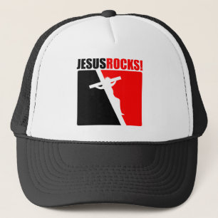 Jesus-Felsen! Truckerkappe
