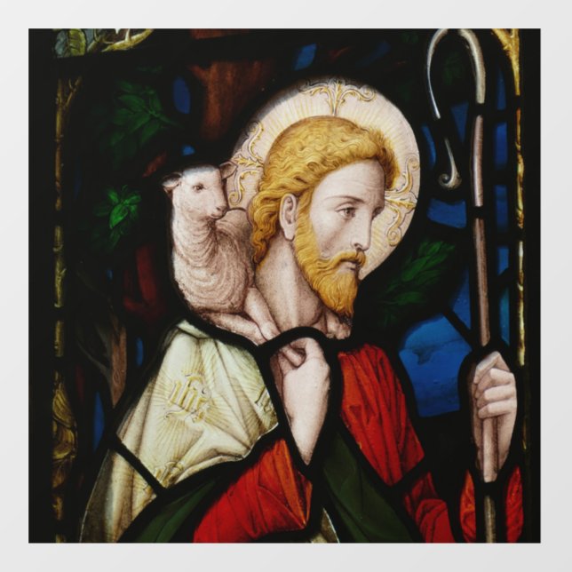 JESUS-FENSTER FENSTERAUFKLEBER (Blatt)