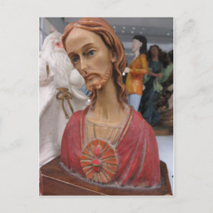 Jesus Figurine Postkarte