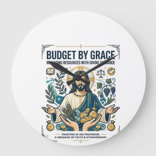 Jesus Financial Peace Schuldenfreie Reise Shirt Ch Große Wanduhr