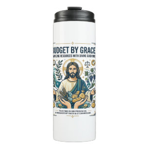 Jesus Financial Peace Schuldenfreie Reise Shirt Ch Thermosbecher