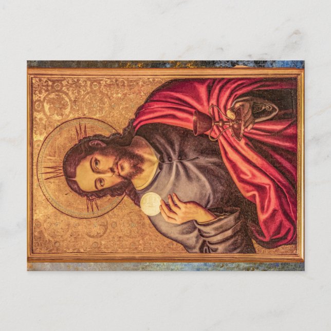 Jesus Fine Art  Postkarte (Vorderseite)