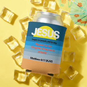 Jesus fing an zu predigen. Matt. 4:17 Hawaiischer Dosenkühler