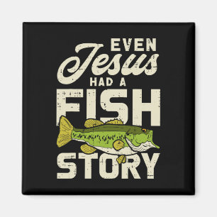 Jesus Fisch Geschichte Fischer Gott Christus Fisch Magnet
