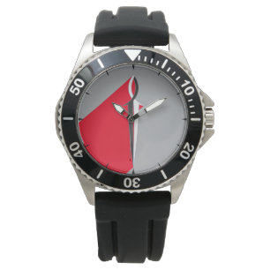 Jesus-Fisch-Schwert Armbanduhr