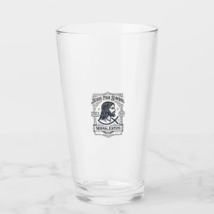 Jesus-Fisch-Symbol Minimal Ichthys Jesus-Fisch Min Glas