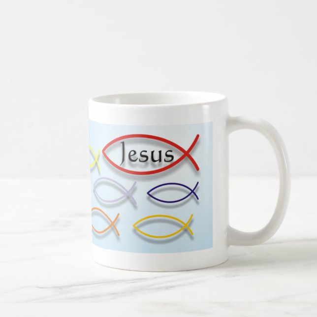 Jesus Fish Kaffeetasse (Rechts)