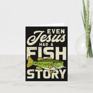 Jesus Fish Story Fisherman God Christ Fishing Chri Karte
