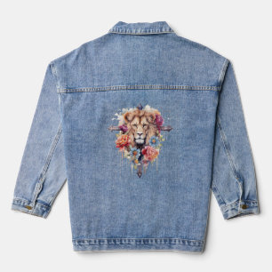 Jésus Fleurs Sauvages Lion De Dieu Chrétien