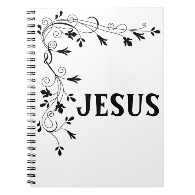 JESUS FLORAL CORNER NOTIZBLOCK (Vorderseite)