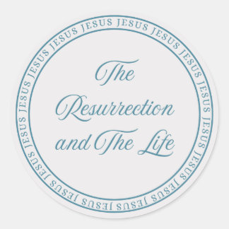 Jesus - Flush Seal Large Runder Aufkleber
