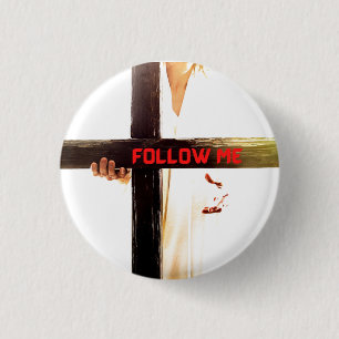 Jesus folgt mir Frisbee Button