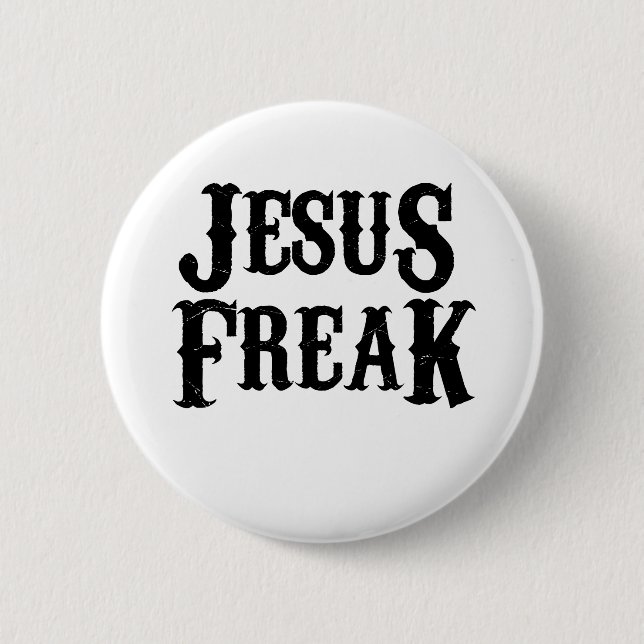 Jesus Freak Button (Vorderseite)