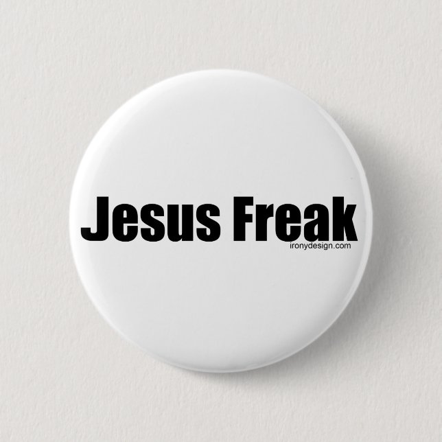 Jesus Freak Button (Vorderseite)