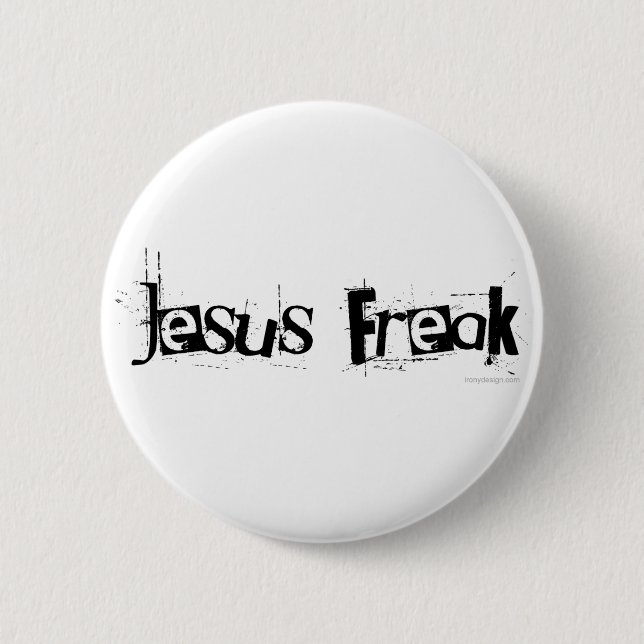 Jesus-Freak Button (Vorderseite)