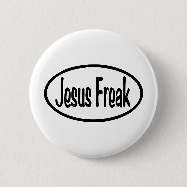 Jesus-Freak Button (Vorderseite)