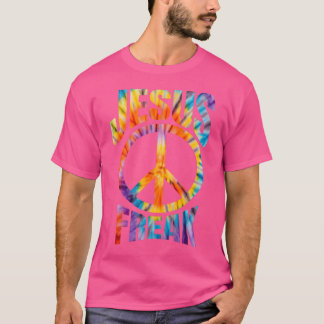 Jesus Freak - Christliche Retro-Gefärbte Krawatte T-Shirt