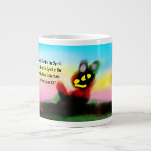 Jesus Freiheit Jumbo-Tasse