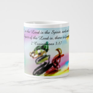 Jesus Freiheit Jumbo-Tasse