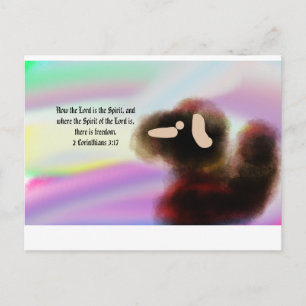 Jesus Freiheit Postkarte