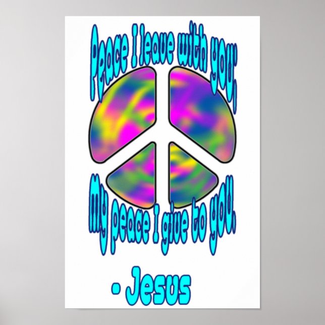 Jesus-Frieden Poster (Vorne)