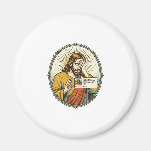Jesus fügte der Geschichte statt direkter Nachrich Magnet