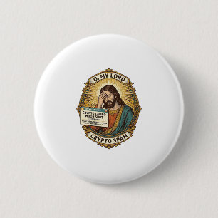 Jesus fügte Spam Crypto-Gruppenchat Ärger Humor hi Button
