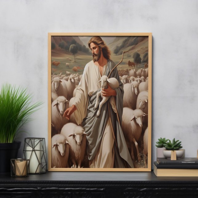 Jesus führt seine treue Flock Poster (Von Creator hochgeladen)