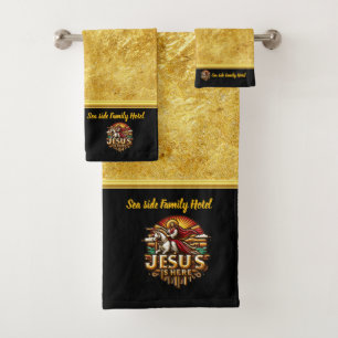 Jesus führt uns in ein neues Licht (B) Badhandtuch Set