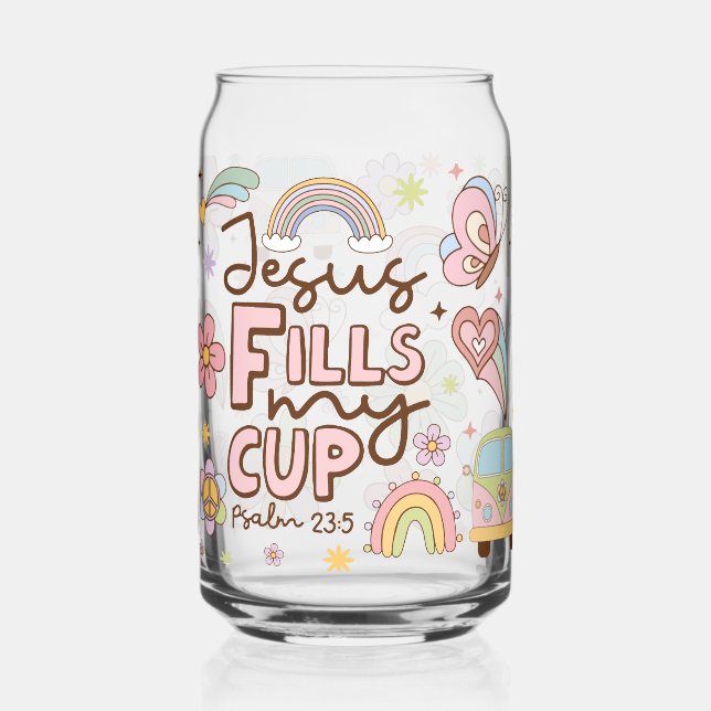 Jesus füllt meinen Cup Dosenglas (Links)
