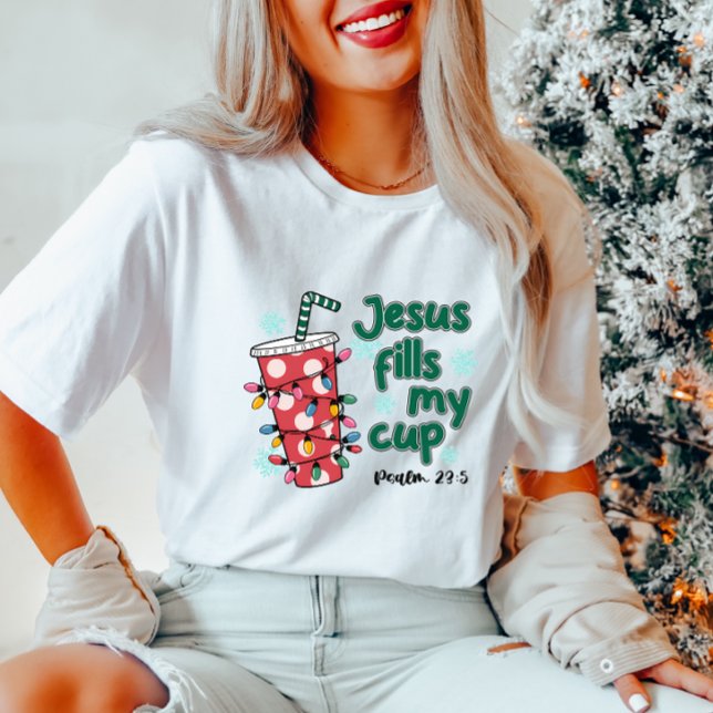 Jesus füllt meinen Cup-T - Shirt (Von Creator hochgeladen)