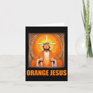 Jesus Funny Trump 1 Karte