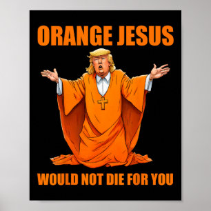 Jesus Funny Trump 2 Poster
