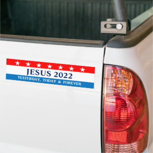 Jesus für den Präsidenten jedes Jahr Autoaufkleber