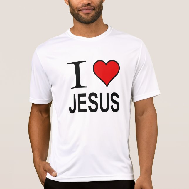 Jesus Gaben I Liebe Jesus Logo T-Shirt (Vorderseite)