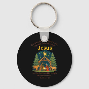 Jesus Geburt Christi Weihnachten Bibel Pjs Kleinki Schlüsselanhänger